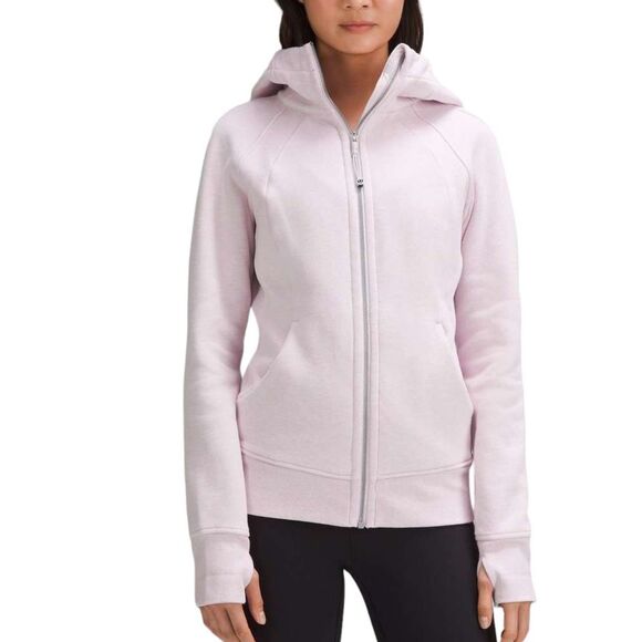 lululemon athletica Tops - Scuba Full-Zip Hoodie *Heathered Meadowsweet Pink